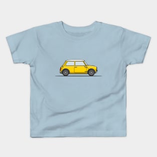 Classic Mini Cooper - Yellow Kids T-Shirt